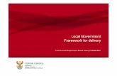 Local Government Budget Analysis, National Treasury | 1 ... · 2 Broad Observations • The Constitution of South Africa establishes 3 spheres of government – national government