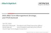 2021 Mid-Term Management Strategy and FY19 Outlook › file › global › pdf › ...2021 Mid-Term Management Strategy and FY19 Outlook 1. Review of the 2018 Mid-Term Management Strategy