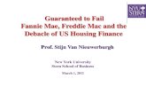 Guaranteed to Fail Fannie Mae, Freddie Mac and the Debacle of US Housing Financeweb-docs.stern.nyu.edu/salomon/docs/Webinar_Presentation... · 2011-03-14 · Fannie Mae, Freddie Mac