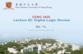 CENG 3420 Lecture 02: Digital Logic Reviebyu/CENG3420/2018Spring/slides/L02...CENG3420 L02 Digital Logic. 3 Spring 2018 Review: The Instruction Set Architecture (ISA) instruction set