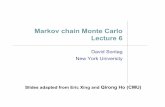 Markov chain Monte Carlo Lecture 6 - People | MIT CSAILpeople.csail.mit.edu/dsontag/courses/inference15/slides/lecture6_gibbs.pdfMarkov chain Monte Carlo Lecture 6 David Sontag New