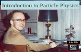 Introduction to Particle Physics · 2018-11-21 · The ‘Standard Model’ of Particle Physics Proposed byAbdus Salam, Glashow and Weinberg Tested by experiments at CERN Perfect