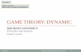 Game Theory: Dynamicdarp.lse.ac.uk/presentations/MP2Book/OUP/GamesDynamic.pdfFrank Cowell: Dynamic Game Theory. Subgames (1) A . subgame. of an extensive form game • a subset of
