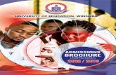 2018/2019 ADMISSIOnS BROCHuRE › sites › default › files... · 2018/2019 ADMISSIOnS BROCHuRE A. BACHElOR DEGREE PROGRAMMES WEST AFRICA SEnIOR SECOnDARY SCHOOl CERTIFICATE EXAMInATIOn