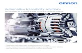 Omron Automotive traceability solutions brochure · Automotive traceability 2 From applying the marks to communicating the data to the enterprise level, Omron’s traceability technologies
