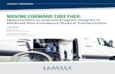 Moving Forward Together - ADvancing States · Moving Forward Together: Opportunities to Improve Program Integrity in Medicaid Non-Emergency Medical Transportation. July 2019 Josh
