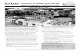 MF3138 Food Safety for Kansas Farmers Market Vendors: Regulations and … › fcs › farmers-markets... · 2018-06-03 · Kansas State University Agricultural Experiment Station