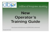 New Operators Training Guide 050415Association’s Safe Staff®, the proof of training must include an original certificate for each employee FOOD EMPLOYEE TRAINING Section 509.049,