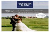 All-Inclusive WeddIng MenU › media › ... · All-Inclusive WeddIng MenU Make every MoMent unforgettable Your wedding is a special day of love and family. It is a day for union,