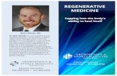 REGENERATIVE MEDICINE - BayCare Clinic › media › 3758 › bcos_woods-patient-educati… · Mayo Clinic and a fellowship in physical ... Regenerative medicine is used to treat