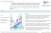 Variability of Lagrangianpathways and coherent structures ... › EGU2020 › EGU... · changing Arctic, but there remains uncertainty in predicting their likely drift track (actual