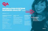 INFORMATION SYSTEMS BUSINESS ANALYST …...Our Information Systems (IS) Business Analyst Level 4 apprenticeship develops your team to analyse information systems and find solutions.
