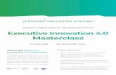 Masterclass - Mesap€¦ · Innovation 4.0 Masterclass. The Digital Innovation Masterclass is a 1-day course for ambitious small and medium size . companies that gives a full-spectrum