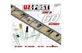 WHY OZ-POST™?...Utility Markers, Ranch Fencing, Road Signs, and More. Driver for Jackhammer: Use Oz-Hammer - OH-01 Specifications: 2mm hot dipped galvanized steel. Post is 32”
