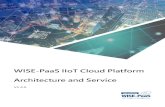WISE-PaaS IIoT Cloud Platform Architecture and Service · WISE-PaaS Cloud Platform, which supports multiple cloud infrastructures (AliYun, Amazon Web Services, Azure, Google Cloud