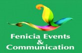 Fenicia Events Communication · STAFF Staff Fenicia FENICIA Fenicia Events & Communication Sede Operativa: Via Tor de’ Conti, 22 - 00184 Roma Tel. 06.87671411 - Fax 06.62278787