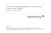 Online application process step by step · Online application process step by step External Candidates Denbury Resources and Logo Online application process step by step External