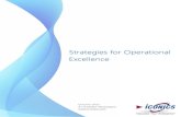 Strategies for Operational Excellence - Iconics...2.2 Strategies for Operational Excellence Each organization has its own unique situation, based on its own evolution and market realities,