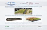 M-Tray modular green roof system - Barbour … Wallbarn M-TRAY...M-Tray ® modular green roof system 2019 WALLBARN presents the M-Tray ® which has been developed to make sedum roofs