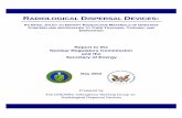 RADIOLOGICAL DISPERSAL EVICES - Energy.gov › sites › prod › files › edg › media › RDDRPTF14MAYa.…Secretary of Energy May 2003 Prepared by The DOE/NRC Interagency Working