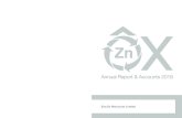 Annual Report & Accounts 2018 - ZincOxzincox.com/wp-content/uploads/2019/05/254007-Zincox-Annual-Rep… · Annual Report & Accounts 2018 Annual Report & Accounts 2018 . ZincOx Resources