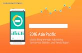 2016 Asia Pacific - Vietnam Business · 2017-05-22 · Mobile Programmatic Advertising Semiannual Statistics and Trends Report 2016 Asia Pacific . TABLE OF CONTENTS Overview of Mobile