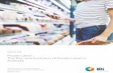 POINT OF VIEW - IRI label...BRANDS $80.0bn H $1.5bn 2.2% VALUE 2.1% UNITS Overall, National Branded sales growth of 2.2% lagged behind Private Label gains, and the year-on-year growth