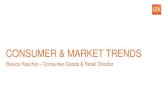 CONSUMER & MARKET TRENDS · 2017-07-11 · FMCG Consumers are shopping more frequently KPIs Changes by FMCG Baskets Value Change % Frequency Change % Value per Trip Change %-1-2-1-3-7-5-2