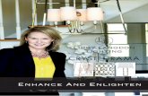 ENHANCE AND ENLIGHTEN - Lighting New York · Designer, author and home makeover television personality Libby Langdon is the creative force behind New York City-based design ﬁrm