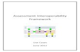 Use Cases June 2012 - Common Education Data Standards …Assessment Interoperability Framework Use Cases June 2012 Page: 2 Contents ... content portability. The transport layer for