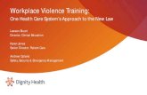 Workplace Violence Training · Workplace Violence Awareness Training. 31 • Target Audience Breakdown – Total number of staff to be trained in each segment or tier • Capacity
