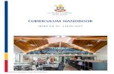 CURRICULUM HANDBOOK - Amazon Web Services › wp-content › ... · Curriculum Handbook ... Mathematics, Science, History, Health and Physical Education and Religious Education) while