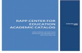 RAPP CENTER FOR EDUCATION€¦ · EKG Technician 6 Electronic Health Records Specialist 7 IT Fundamentals 7 Medical Billing and Coding Specialist 8 Medication Technician 8 Nurse Aide