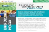 Junior - Youth Power · the design and implementation of the Early Childhood Caregiver Professional Development and Certification Program or Junior Caregiver Program (JCP), an initiative