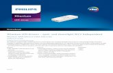 Xitanium - Philips · Xitanium LED driver Datasheet Xitanium LED drivers – spot- and downlight SELV Independent Xitanium 36W WH 0.3-1.05A 54V Is G2 9290 014 71106 Enabling future-proof