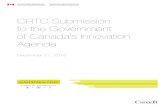 CRTC Submission to the Government of Canada’s …...Ottawa, Canada K1A 0H5 December 21, 2016 Dear Minister: The CRTC today issued its decision following a proceeding which examined
