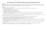 Phased Reopening Risk Assessment · 1 day ago · King Charles I School Phased reopening plans and Risk Assessment Background This document has been developed for education settings