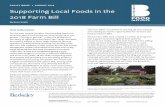 POLIC BRIEF AUGUST fffiflffi Supporting Local Foods in the ... · chain coordination. From 2008 to 2016, the FMPP financed 857 projects nationwide at over $58 million. However, during