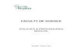 FACULTY OF SCIENCE - University of Regina · a copy of the member’s CV. If the Dean of Science agrees a supporting memo is sent to the Dean of ... Graduate Studies and Research