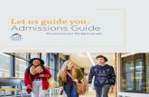 Let us guide you. Admissions Guide - Clark State Community ... · They’re also why you should come to Clark State. Here, as you’ll see throughout this guide, we’ll not only