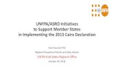 UNFPA/ASRO Initiatives to Support Member States in ...€¦ · UNFPA/ASRO Initiatives to Support Member States in Implementing the 2013 Cairo Declaration Hala Youssef, PhD Regional