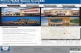 Prime Retail Space Available · 2017-11-22 · Project Overview Site Plan Aerial (Site ) Aerial ... C-7 HuHot Mongolian Grill 5,354 SF C-12 Le Nails 3,200 SF C-14 Sport Clips 1,590