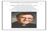 Vol 5 Father John E Boll, Diocesan Archivist No 17 Father John … · 2017-08-25 · Vol 5 Father John E Boll, Diocesan Archivist No 17 Father John Wencil Kouba, S.D.S. Native Son