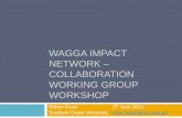 WAGGA IMPACT NETWORK COLLABORATION WORKING GROUP WORKSHOP · Refection & analysis Reflective practice is "the capacity to reflect on action so as to engage in a process of continuous