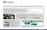 Research Data Management Services€¦ · Following the launch of the NTU Research Data Policy and NTU Data Management Plan tool on 14 April 2016, the Library has been conducting