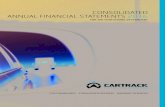 CONSOLIDATED ANNUAL FINANCIAL STATEMENTS 2016 ONLINE AFS … · CartraCk Consolidated annual financial statements 2016 2016 1 With more than 502 000 subscribers worldwide and a presence