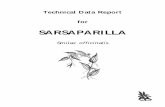 SARSAPARILLA - Raintree Nutrition, Inc.rain-tree.com/reports/sarsaparilla-techreport.pdf · the body’s absorption of other drugs and phytochemicals,2,3 which accounts for its history