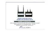 USER’S MAUAL - AvaLAN · Product Information Product AvaLAN Networks® AWS58EMVAP Application 5 GHz Wireless Forecourt Access Point Current Build Version 02 Hardware Platform AvaLAN