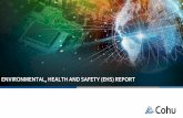 ENVIRONMENTAL, HEALTH AND SAFETY (EHS) REPORT€¦ · Awareness and Communication ENVRIONMENTAL, HEALTH AND SAFETY PROGRAMS. April 24, 2020 Page 6 Company Confidential INDICATORS