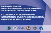 A Closer Look at Incorporating International … Students Webinar...A Closer Look at Incorporating International Students into Emergency Management and Planning Author U.S. Department